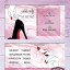 Визитка мастера маникюра 'beauty' мрамор pink Визитка мастера маникюра 'beauty' мрамор pink